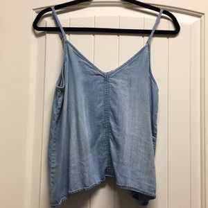 Life In Progress Top, Medium in denim.